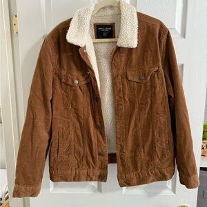 Corduroy Sherpa-Lined Jacket